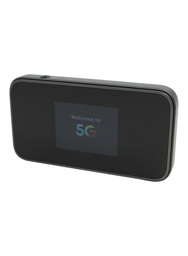 Zain - 5000.0 mAh Mifi 5G Router Support Only Zain Network Black - Image 1