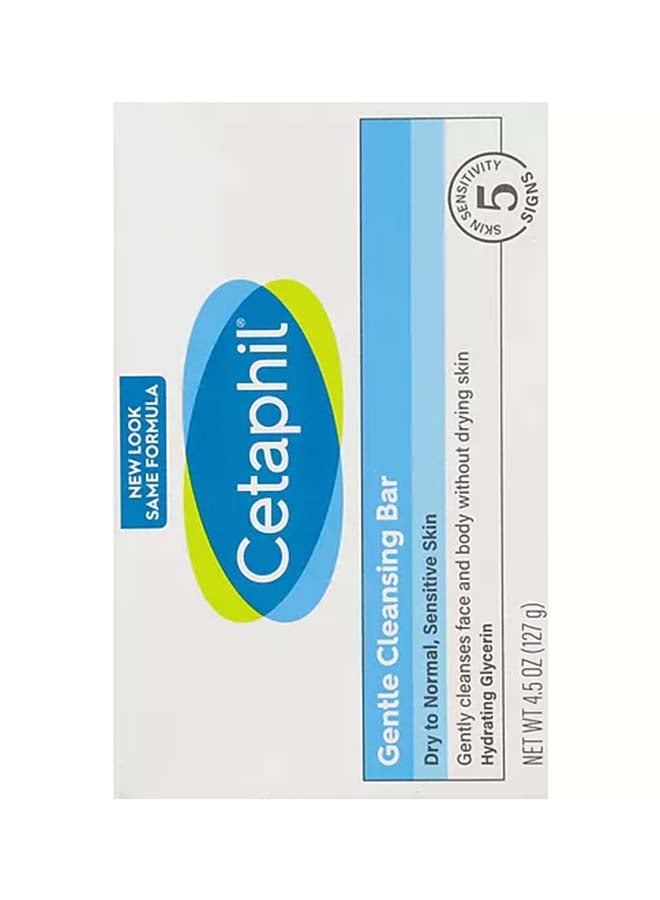 Cetaphil Gentle Cleansing Bar Dry to Normal Sensitive Skin  Pack Of 6 127grams  - Image 2