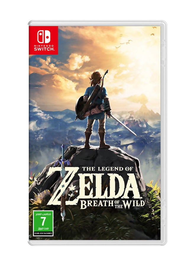 نينتندو لعبة Legend Of Zelda Breath Of The Wild - باللغتين الإنجليزية والعربية (إصدار السعودية) - مغامرة - نينتندو سويتش  - Image 1