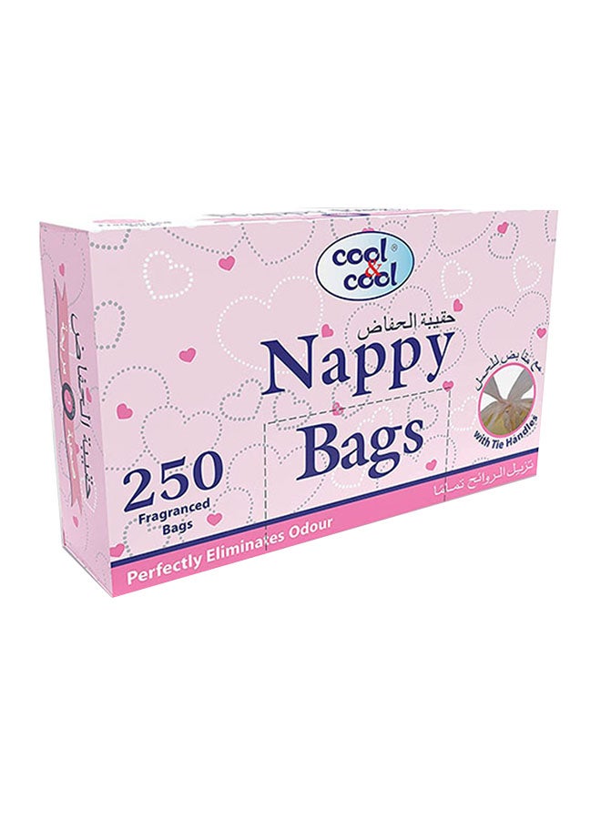 Cool & Cool Fragranced Nappy Bags Pack Of 250  - Image 1