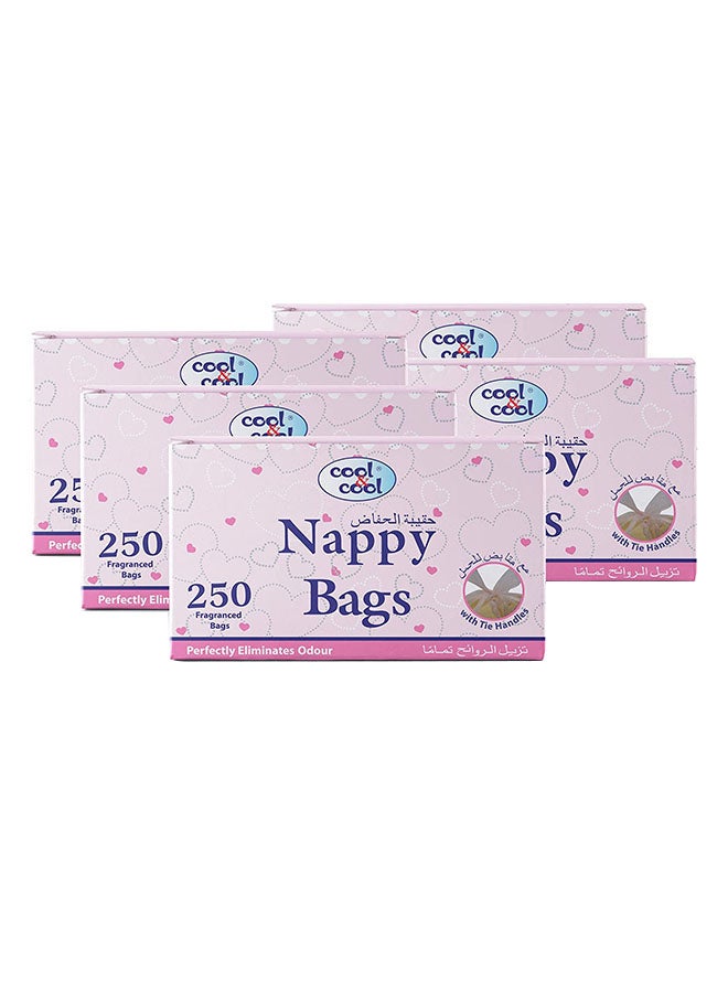 Cool & Cool Pack Of 5 Nappy Bags Mega Pack  - Image 1
