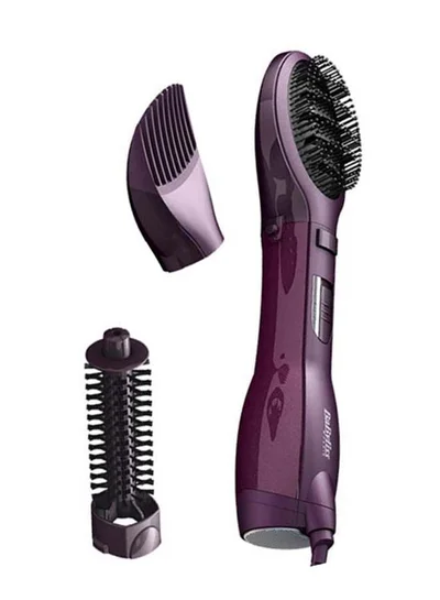 babyliss Paddle Pro Air Styler | 1000W Powerful Styling Unisex Hairbrush | Dual Speed Temperature Setting Hair Dryer & Volumizer with Cool Air Button | Ionic Tech for Shiny Hair – AS115SDE Purple