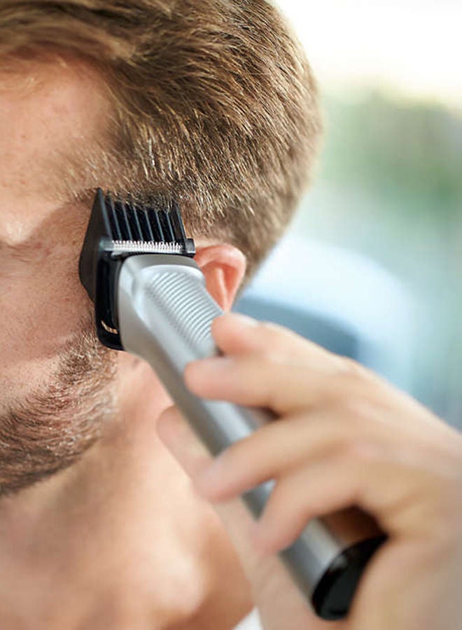 Philips - Trimmer Series 7000 - 13 In 1 - For Face Hair And Body - MG7715/13 Silver/Black - Image 1