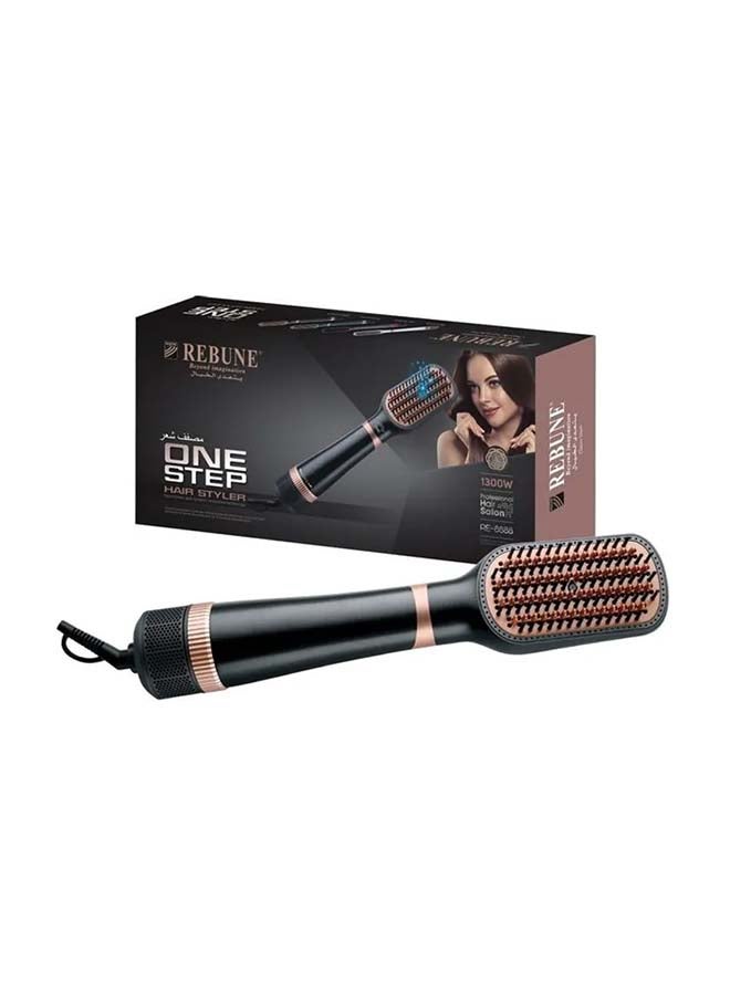 REBUNE - One Step Hair Styler 1300W RE-8888 Classic Black - Image 1
