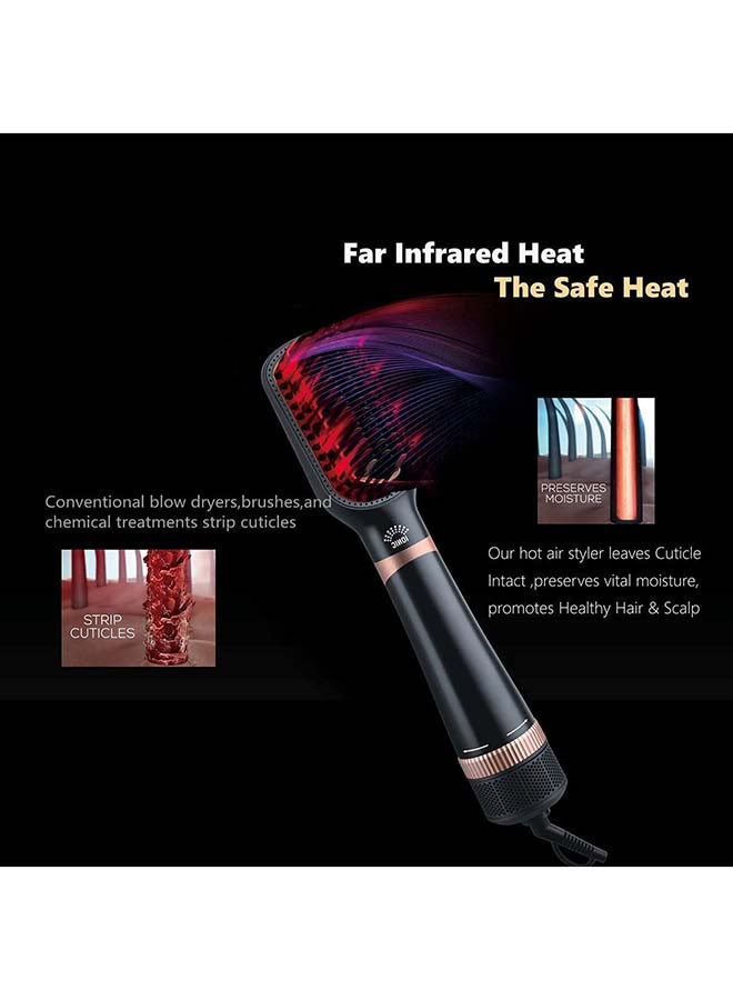 REBUNE - One Step Hair Styler 1300W RE-8888 Classic Black - Image 1
