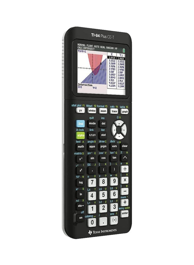 TEXAS INSTRUMENTS - TI-84 Plus CE-T Calculator Black - Image 1