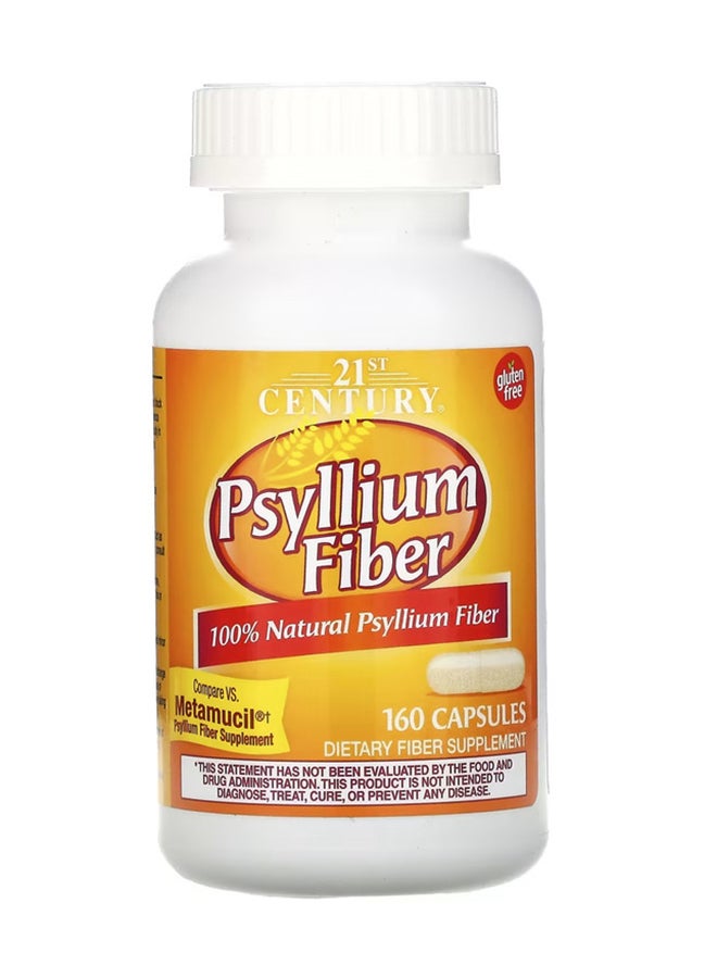 مكمل غذائي بألياف السيليوم - 160 كبسولة