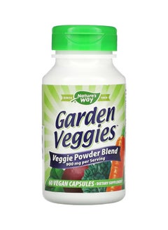 Garden Veggies 12 Veggie Blend Dietary Supplement - 60 Vegetarian Capsules