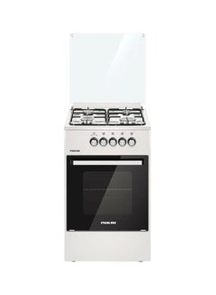 موقد غاز بأربع شعلات، مقاس 50x50 سم، مع ضمان لسنة واحدة U2110N5 / U2110N10 أبيض