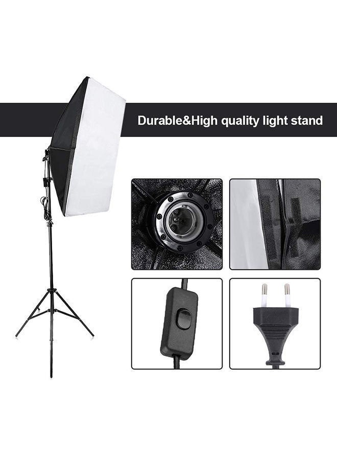 ANDOER - Photography Studio Cube Umbrella Lighting Tent Kit Black/White - Image 1