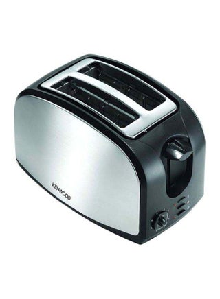 Toaster, 2 Slices, Reheat Function, Removable Limescale Filter, Metal Wrap, Adjustable Browning Control, Defrost, Cancel Function, 900 W TCM01.A0BK Black/Silver - v1667222370/N31869531A_1