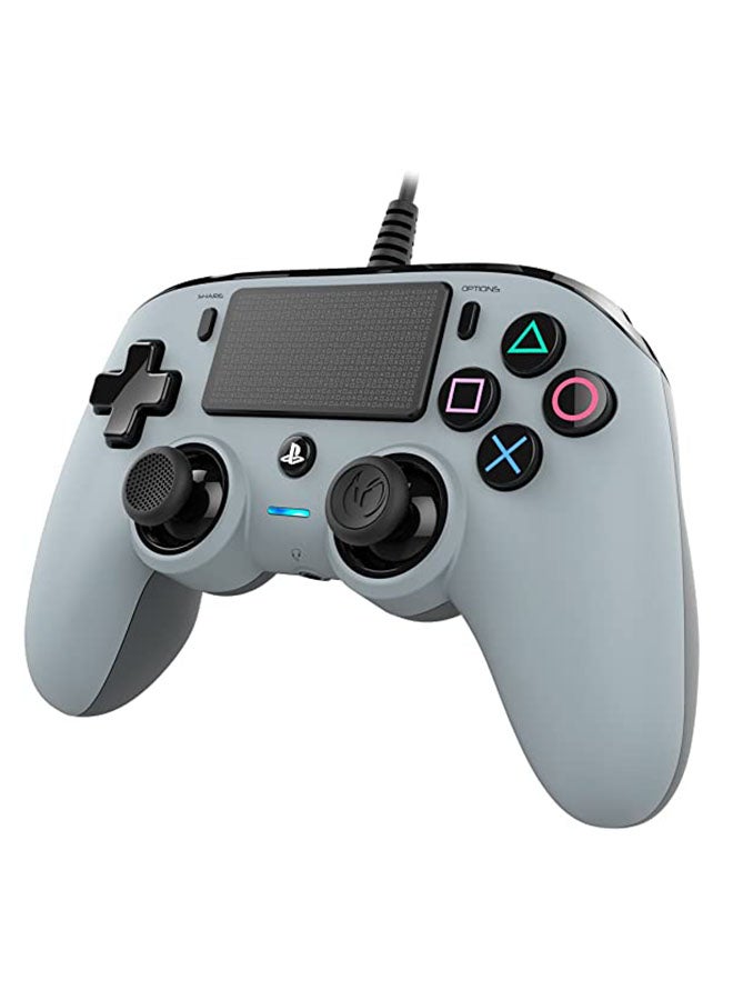 nacon Wired Compact Controller for PlayStation 4 - Grey - Image 5