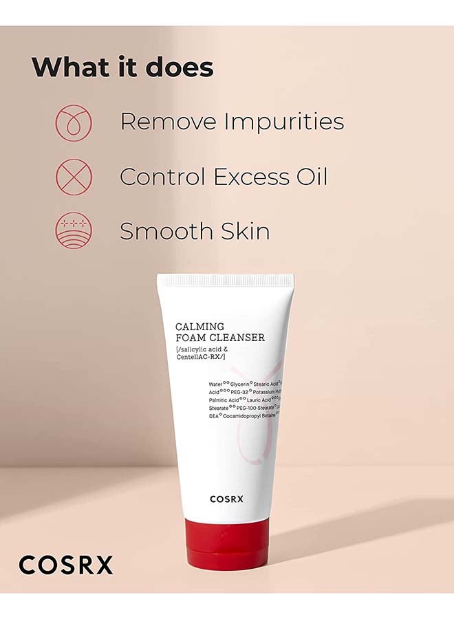Cosrx - AC Collection Calming Foam Cleanser 150ml - Image 1