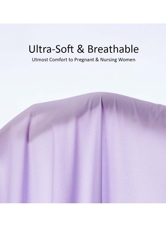 Sunveno Maternity Cross-Fit Nursing And Sleep Bra (XXL) - Purple  - Image 5