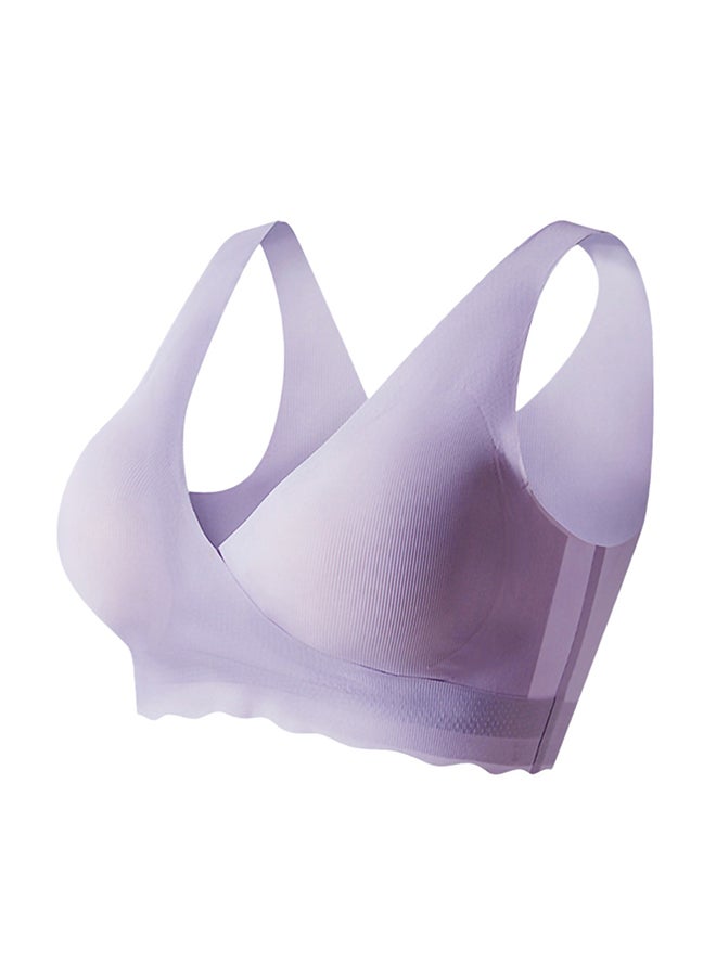 Sunveno Maternity Cross-Fit Nursing And Sleep Bra (XXXL) - Purple  - Image 2