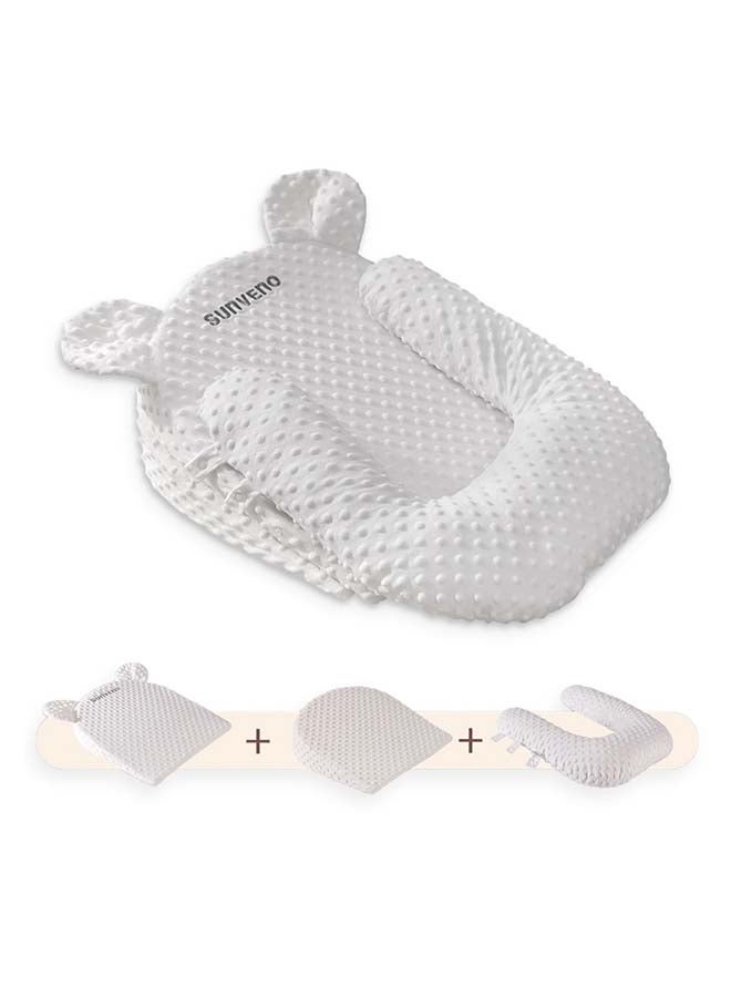 Sunveno - Portable Baby Anti-spill Milk U Shape Pillow With 10°, 15° Slope Pad - Image 1