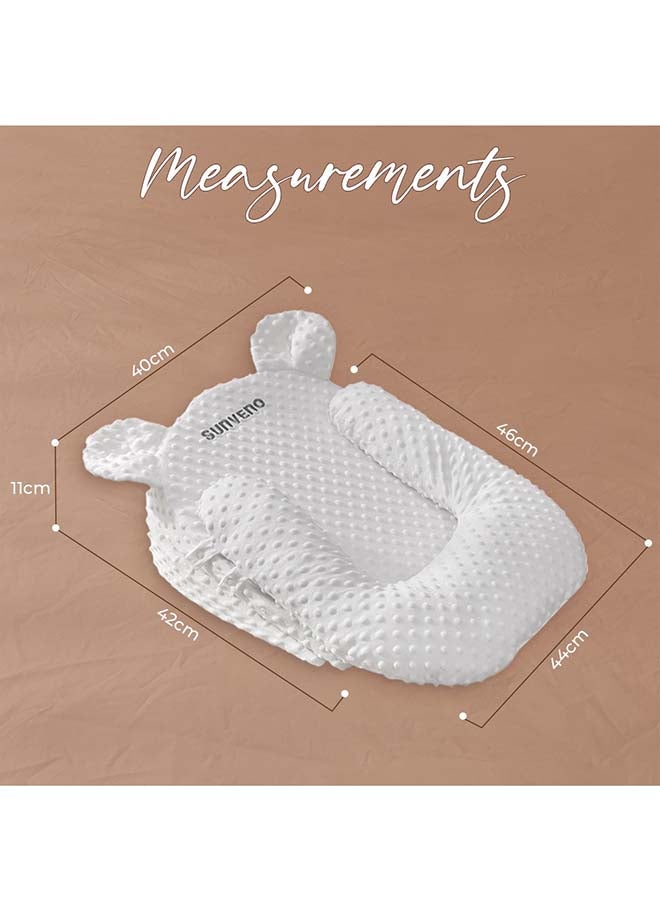 Sunveno - Portable Baby Anti-spill Milk U Shape Pillow With 10°, 15° Slope Pad - Image 1