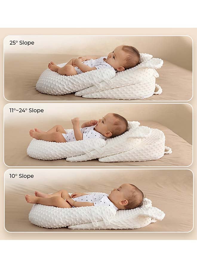 Sunveno - Portable Baby Anti-spill Milk U Shape Pillow With 10°, 15° Slope Pad - Image 1