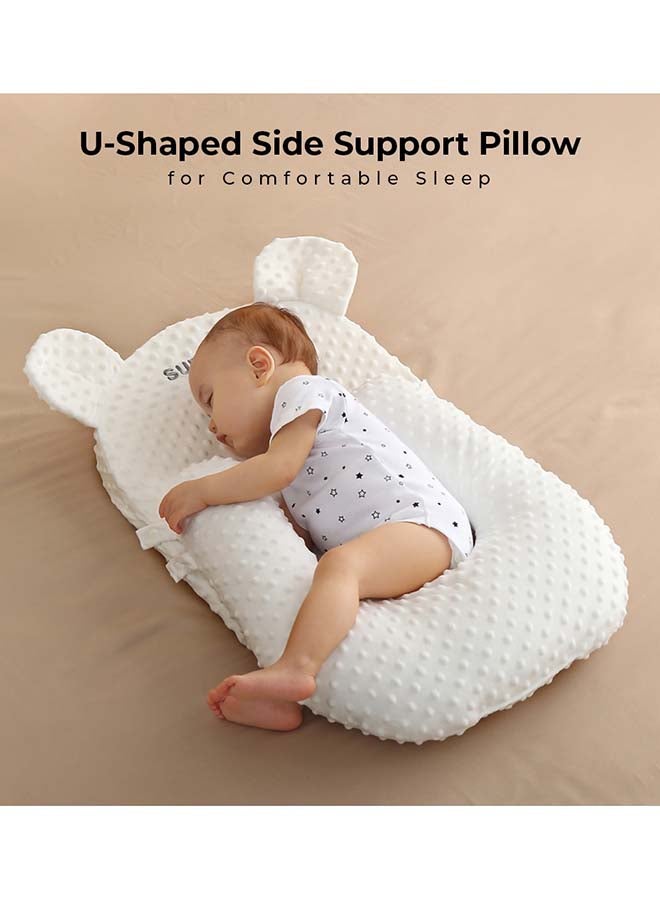 Sunveno - Portable Baby Anti-spill Milk U Shape Pillow With 10°, 15° Slope Pad - Image 1