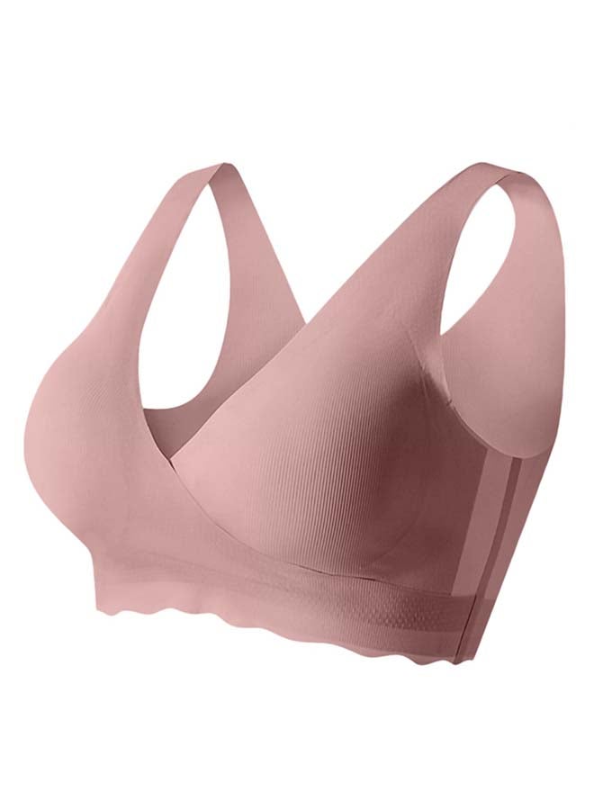 Sunveno Maternity Cross-Fit Nursing And Sleep Bra (XXXL) - Brown  - Image 1