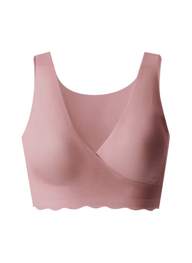 Sunveno Maternity Cross-Fit Nursing And Sleep Bra (XXXL) - Brown  - Image 2