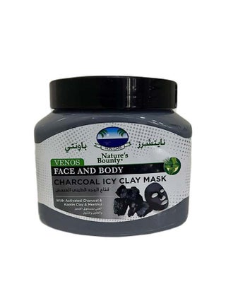 Venos Charcoal Icy Clay Mask Black 600grams - v1667223048/N25555419A_1