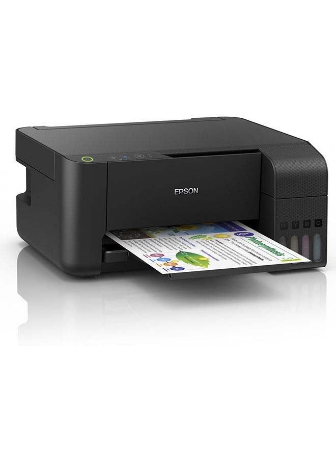 EPSON - EcoTank L3110 Multifunction Ink Tank Printer With Print/Copy/Scan And Ink Tank System Black - Image 1