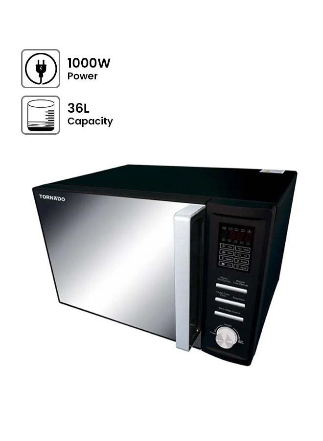 TORNADO Microwave Grill, 8 Menus 36 L 1000 W MOM-C36BBE-BK Black  - Image 1