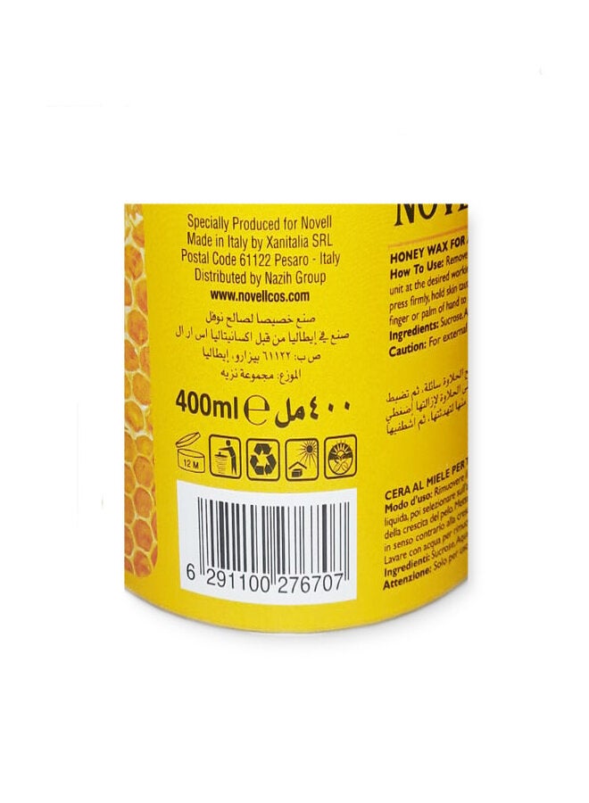 NOVELL Honey Hydrosoluble Wax 400ml - Image 2