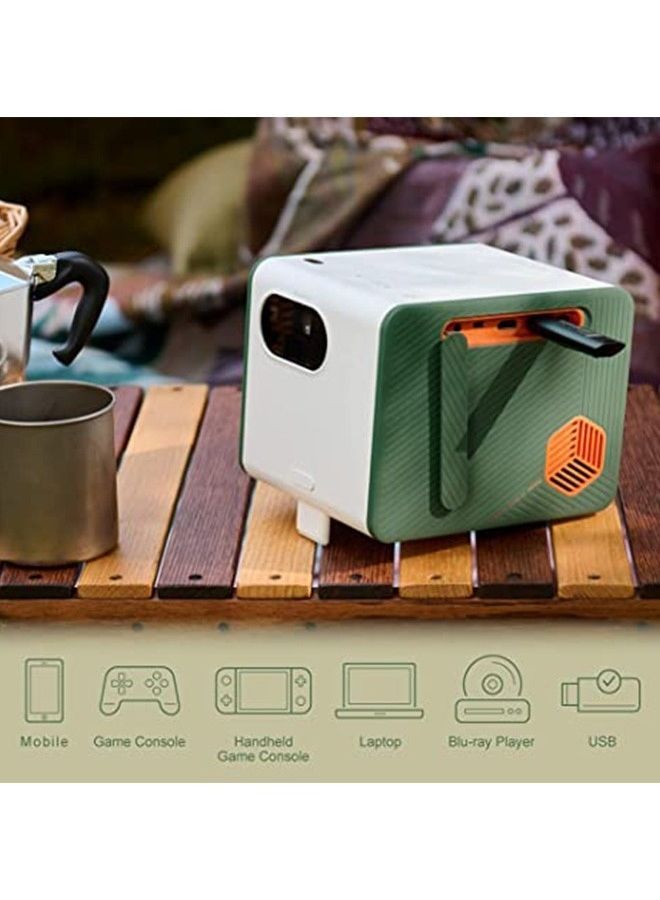 BenQ - Wireless Outdoor Projector Extra Bass Bluetooth Speaker IPX2 Splash With Drop Resistant WiFi Android TV Chromecast And AirPlay GS50 Multicolour - Image 1