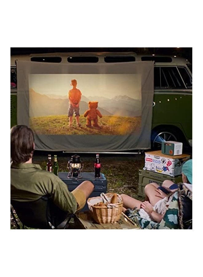 BenQ - Wireless Outdoor Projector Extra Bass Bluetooth Speaker IPX2 Splash With Drop Resistant WiFi Android TV Chromecast And AirPlay GS50 Multicolour - Image 1