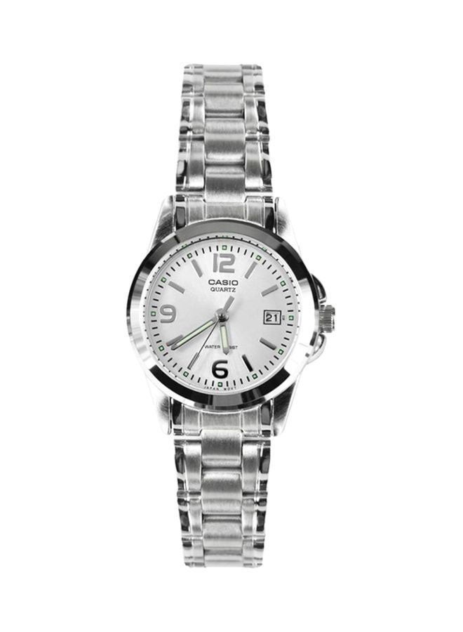 CASIO Women's Entice Analog Watch LTP-1215A-7ADF Silver  - Image 1