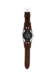 Men's Water Resistant Chronograph Watch CH2891 - 44 mm - Brown - v1667233988/N12893310A_5