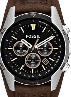 Men's Water Resistant Chronograph Watch CH2891 - 44 mm - Brown - v1667233989/N12893310A_4