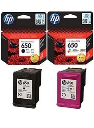 مجموعة خرطوشتين حبر أصليتين HP 650 - view 2
