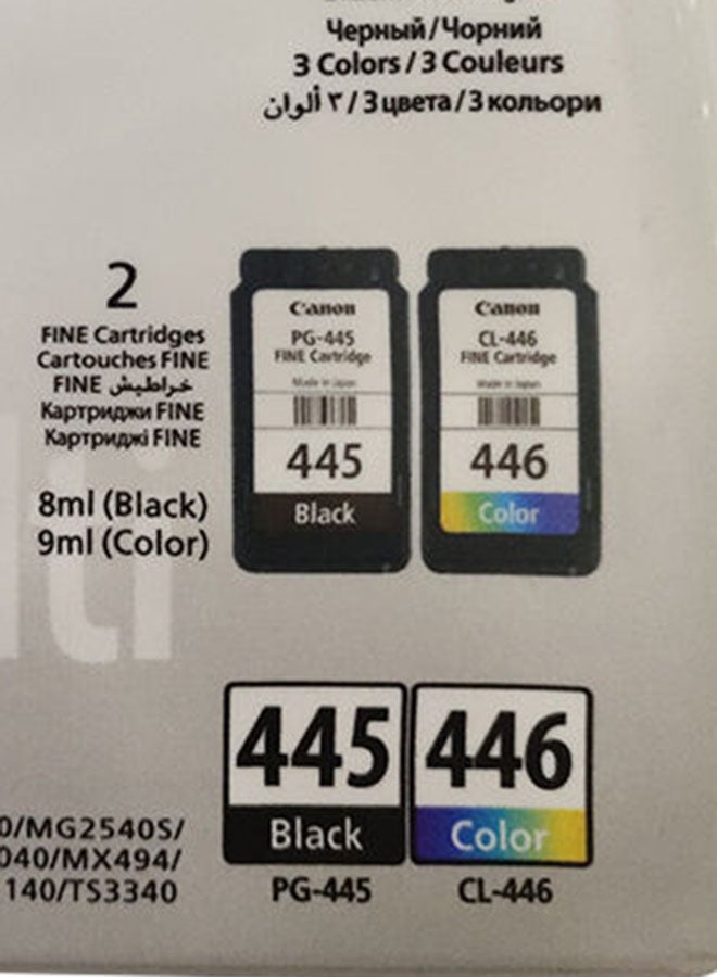 كانون طقم خرطوشة حبر  مكونة من قطعتين كولور/أسود - Image 4