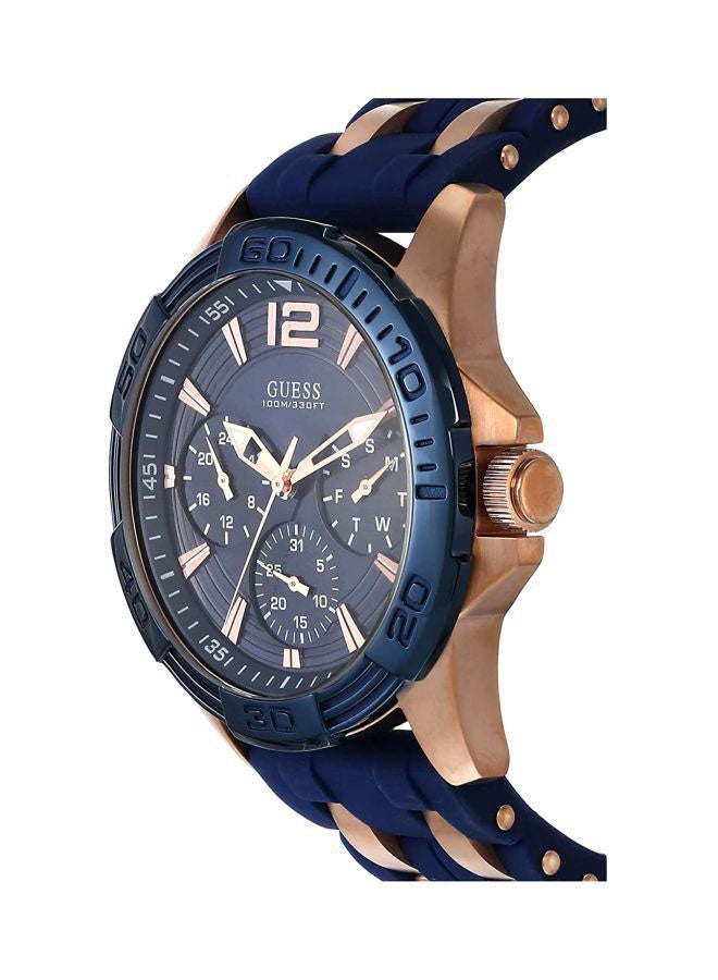 Men's Water Resistant Analog Watch W0366G4 - 44 mm - Blue