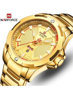 Men's Water Resistant Analog Watch NF9161 - 45 mm - Gold - v1667234002/N30745696A_2