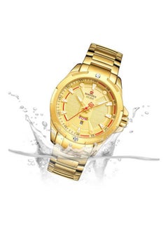 Men's Water Resistant Analog Watch NF9161 - 45 mm - Gold - v1667234002/N30745696A_6