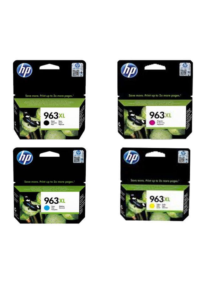 HP Pack of 4 HP 963XL High Yield Original Ink Cartridge Set Black, Cyan, Yellow & Magenta  - Image 1