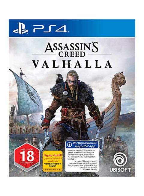 لعبة الفيديو "Assassin's Creed : Valhalla" باللغتين الإنجليزية/ العربية (إصدار الإمارات العربية المتحدة) - مغامرة - بلايستيشن 4/بلايستيشن 5