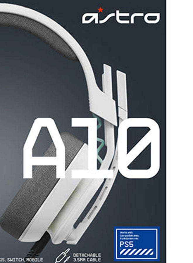 ASTRO - A10 Challenger Gaming Headset Gen 2 Wired Headset - Over-Ear Gaming Headphones with flip-to-Mute Microphone, 32 mm Drivers, Compatible with Playstation, PC - Image 1