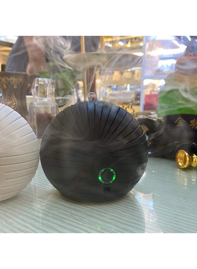 Shell Mini USB Rechargeable Portable Electric Incense Burner Black 16x18cm