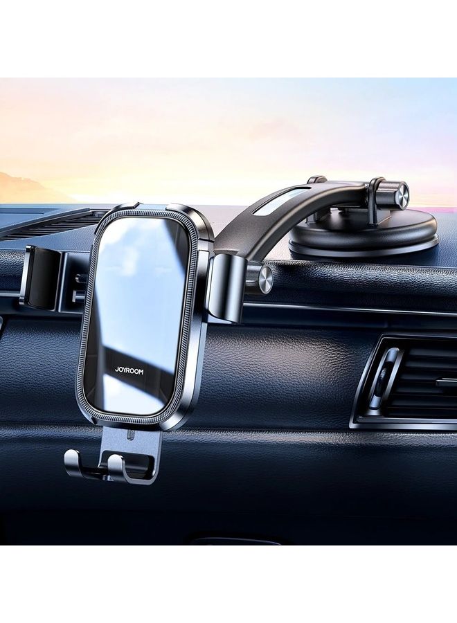 جوي روم حامل هاتف للسيارة على لوحة القيادة طراز JR-ZS310 فائق الثبات لون رمادي - Image 2
