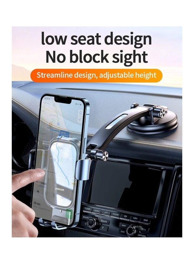 جوي روم حامل هاتف للسيارة على لوحة القيادة طراز JR-ZS310 فائق الثبات لون رمادي - Image 4