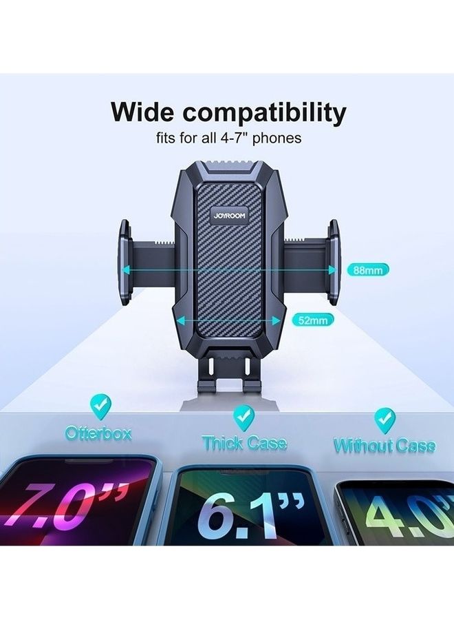 JOYROOM JR-ZS285 Universal Mount Mobile Holder For Car Air Vent Gravity Compatible With iPhone Samsung Galaxy Huawei Oneplus Black - Image 3