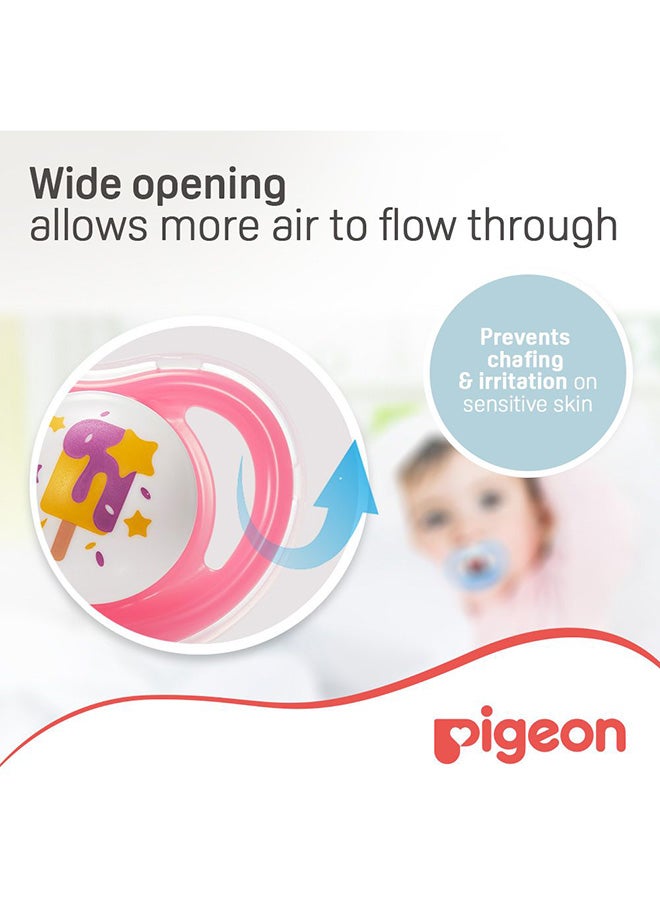 pigeon Mini Light Pacifier Girl (M) 6+months - Image 4
