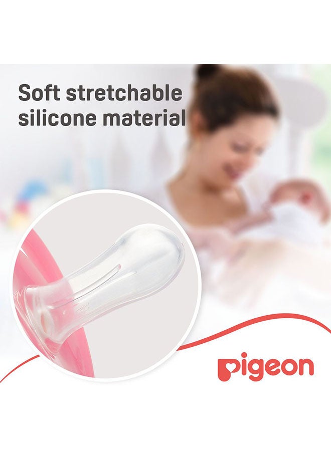 pigeon Mini Light Pacifier Girl (M) 6+months - Image 5