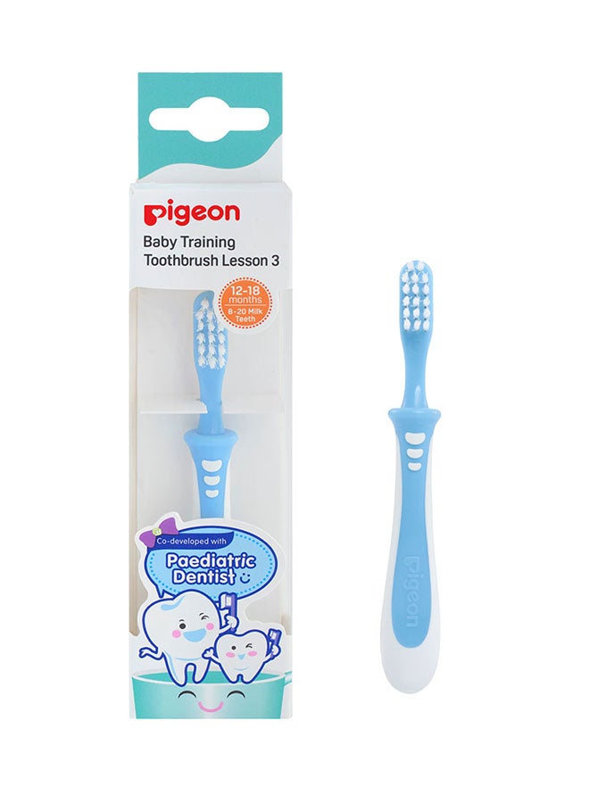 pigeon Lesson 3 Training Toothbrush, 12+ M – Assorted  - Image 1