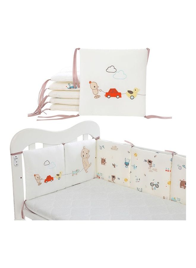 كيدل طقم مصدات لسرير الأطفال للسلامة قابلة للغسل من 6 قطع - Image 1